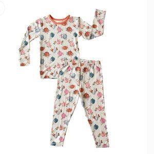 NEW Macaron + Me Pumpkin Patch jammies set